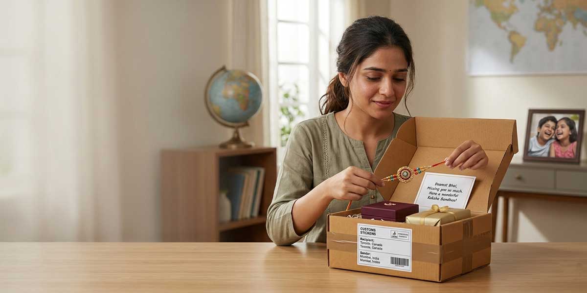 Missing Your Sibling This Raksha Bandhan? How International Courier Services Help You Celebrate From Anywhere in the World